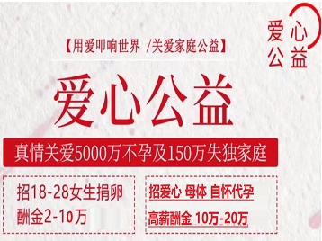 阳原捐卵助孕生子 爱心志愿者招募